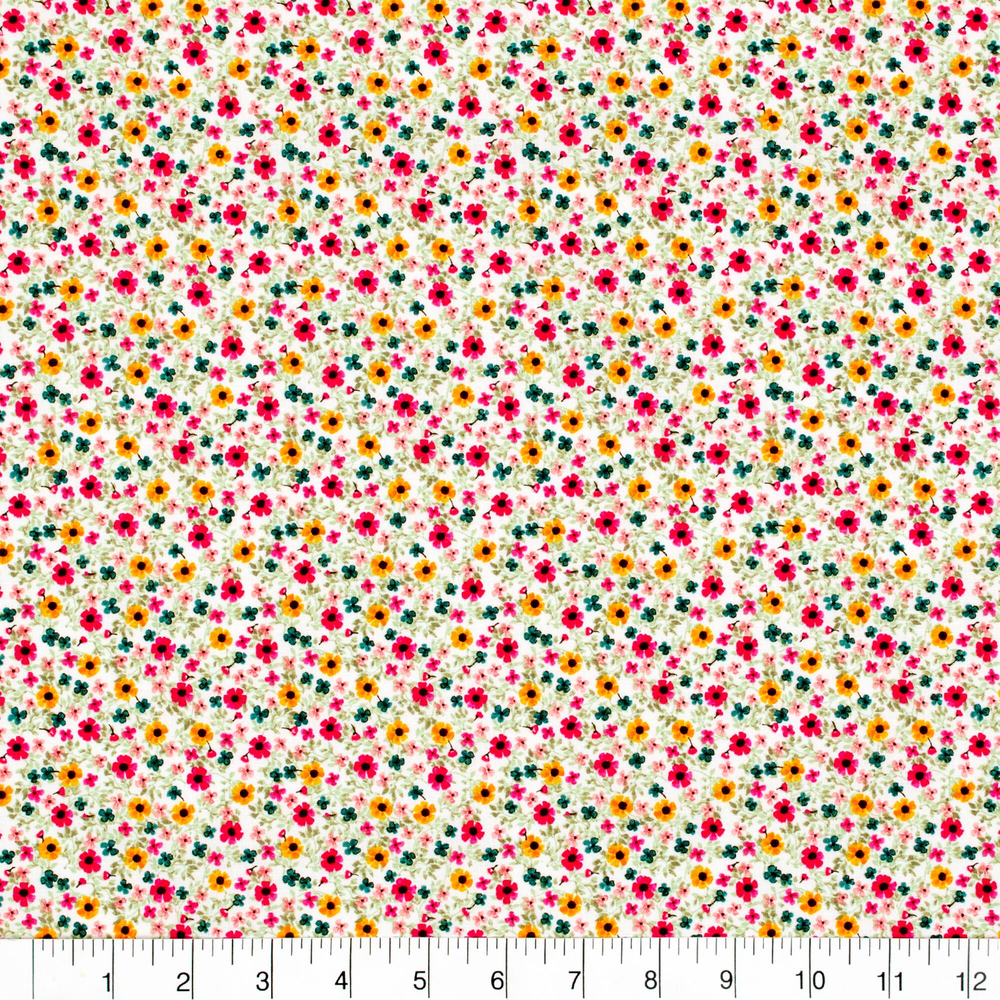 Floral Printed Fabric Bundle by Loops & Threads™